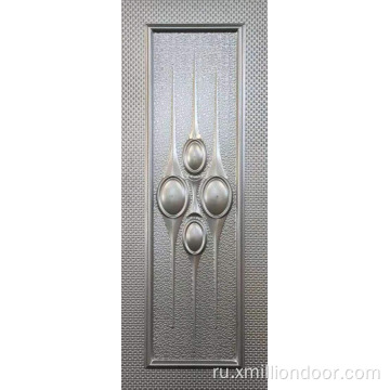 Штампованный металлический дверной лист классического дизайна